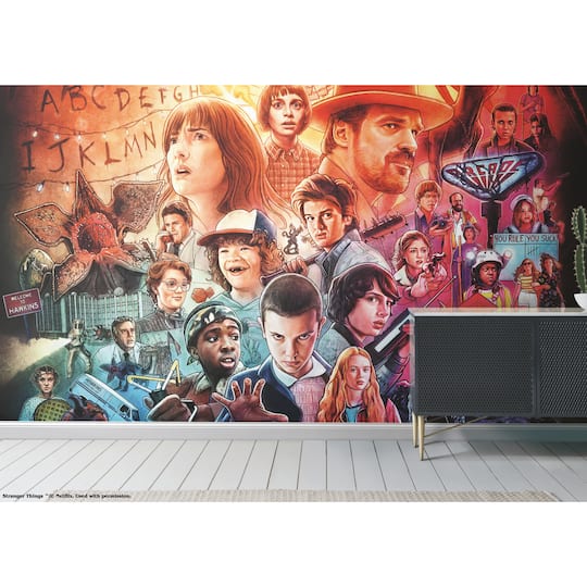 RoomMates Netflix Stranger Things Mural